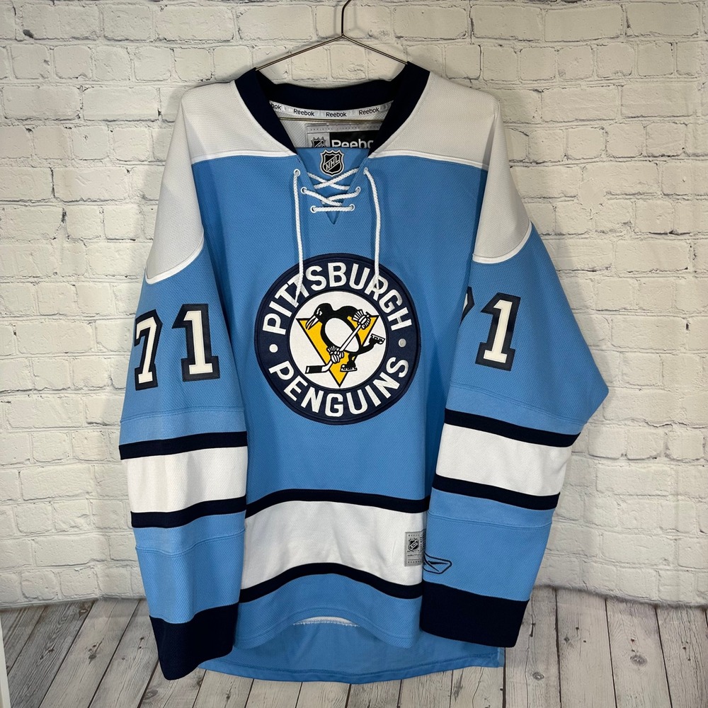 Reebok Pittsburgh Penguins Evgeni Malkin 71 Jersey Blue NHL XL 2008